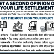 Infographic explaining why it is important to get a second opinion on your life settlement offer.